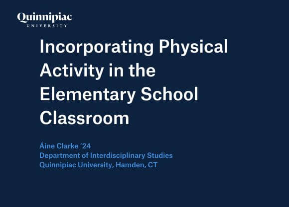 Graphic that says "Incorporating Physical Activity in the Elementary School Classroom"