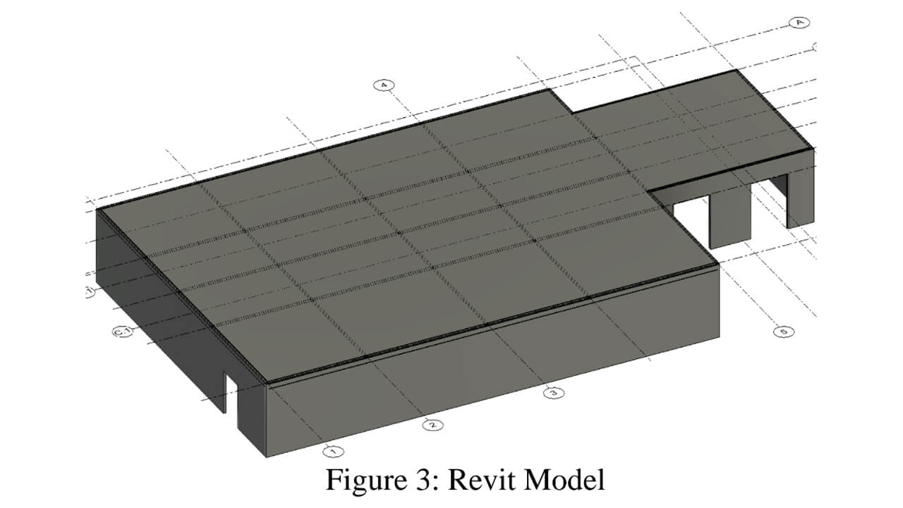 Graphic depicting the Revit model of the animal shelter