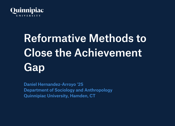 Graphic that says "Reformative Methods to Close the Achievement Gap"
